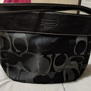 Coach Zoe Signature Black bag